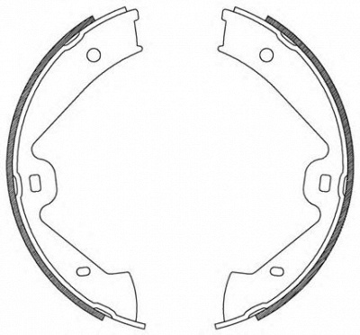 OPEN PARTS bsa218100 -  Комплект тормозных колодок